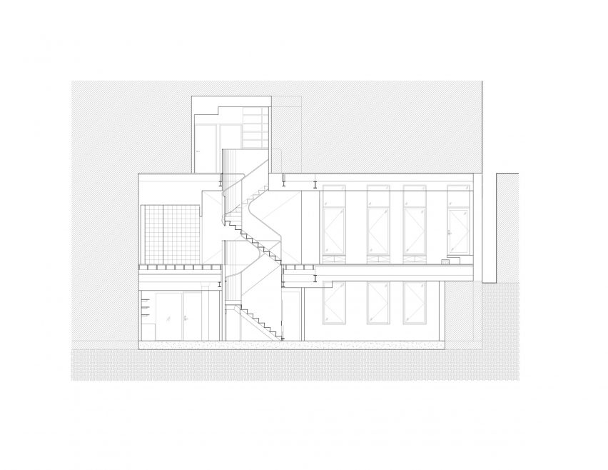 Wyckoff Residence by WORKac Section