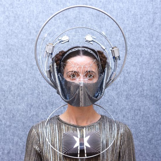 Freyja Sewell's Key Workers masks take cues from motifs in sci-fi and Buddhism