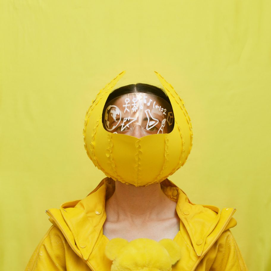 Freyja Sewell's Key Workers masks take cues from motifs in sci-fi and Buddhism