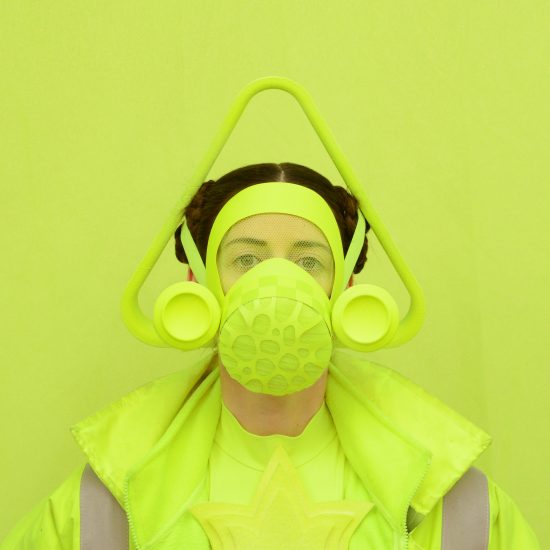 Freyja Sewell's Key Workers masks take cues from motifs in sci-fi and Buddhism