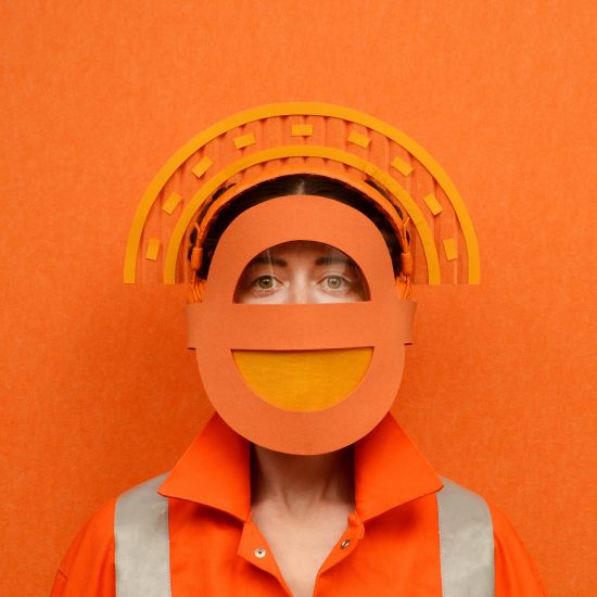 Freyja Sewell's Key Workers masks take cues from motifs in sci-fi and Buddhism