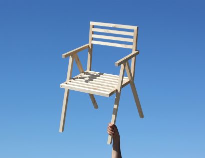 Tom and Will Butterfield invite designers to reimagine 19 bare timber chairs