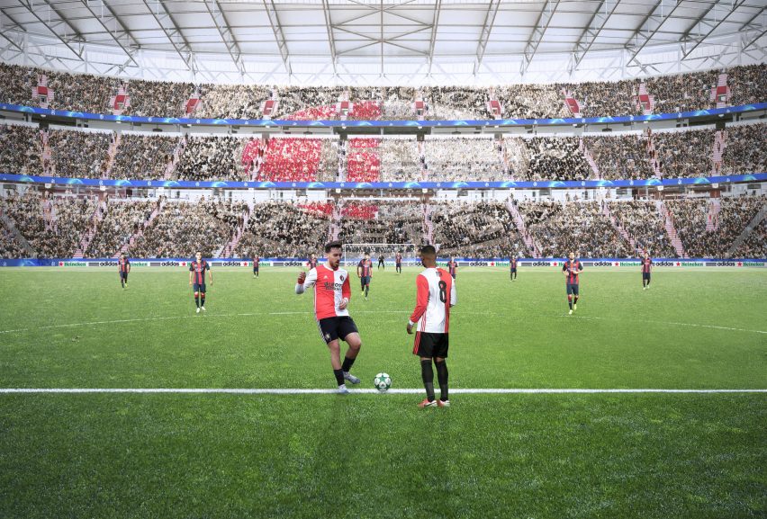 Feyenoord Stadium by OMA and LOLA Landscape Architects
