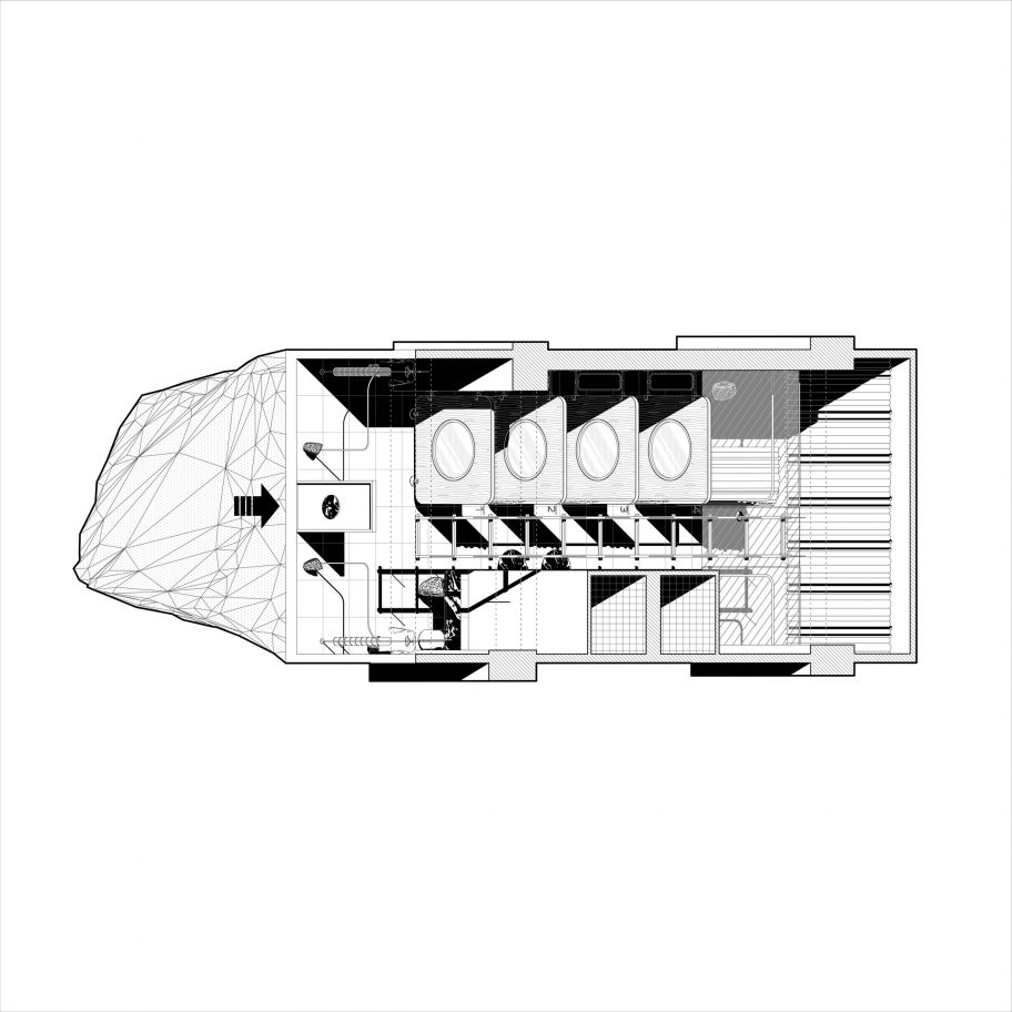 2020: A Spa Odyssey by Atelier Caracas Floor Plan