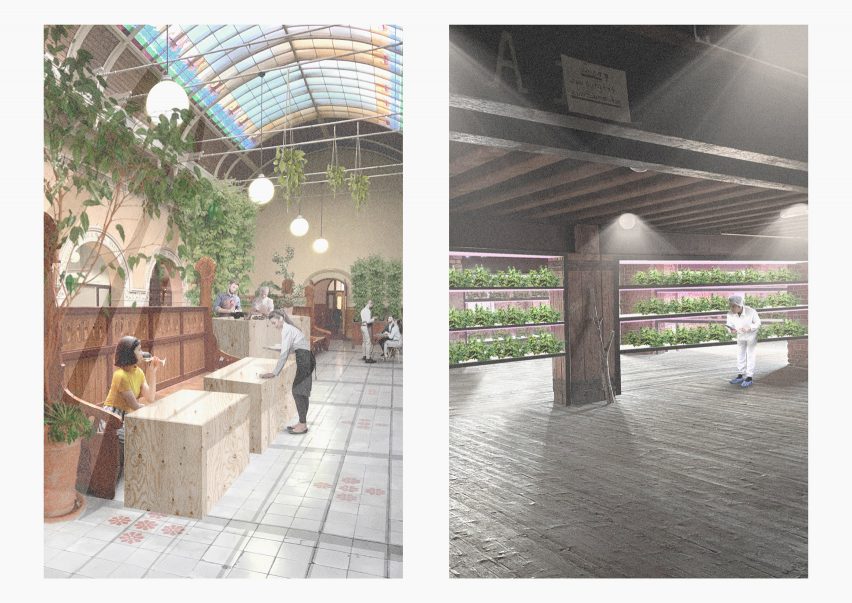 Vertical farm and restaurant by Elli Hirvonen
