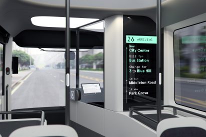 Social distancing bus by Arrival