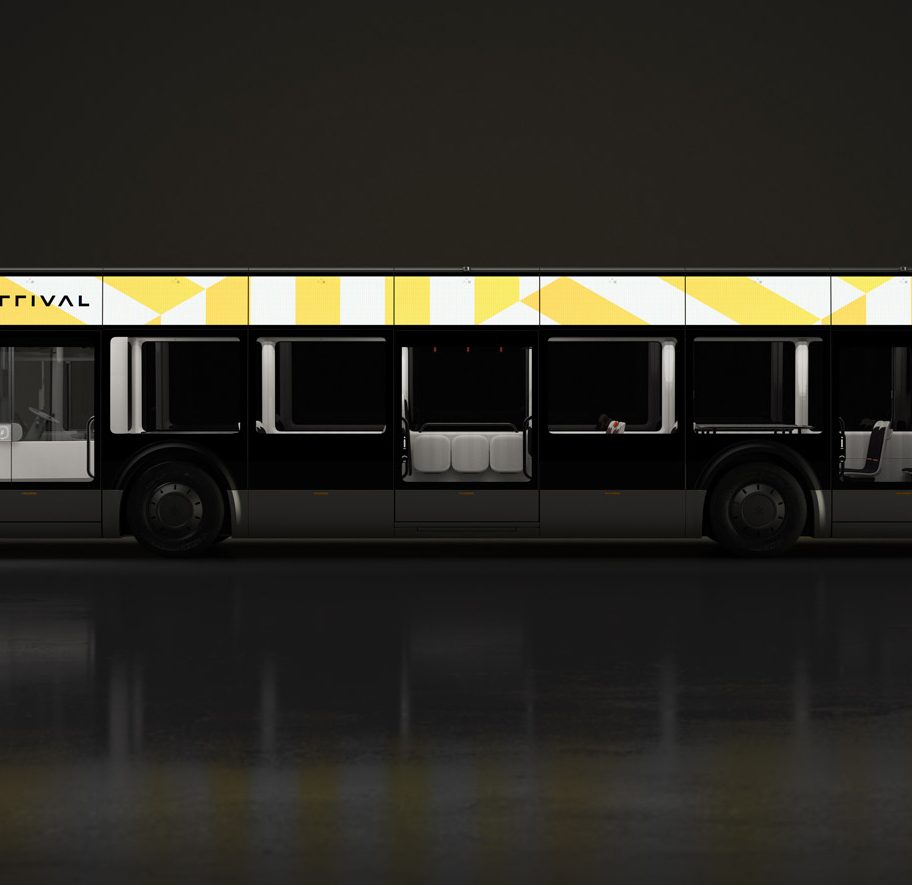 Social distancing bus by Arrival