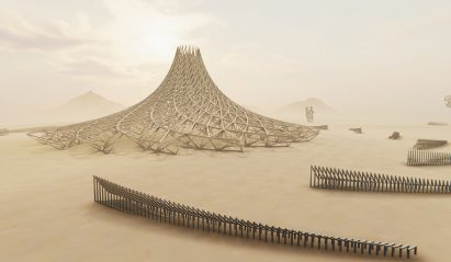 Join a tour of Arthur Mamou-Mani's Catharsis amphitheatre in virtual reality on 8 June