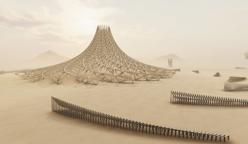 Join a tour of Arthur Mamou-Mani's Catharsis amphitheatre in virtual reality on 8 June