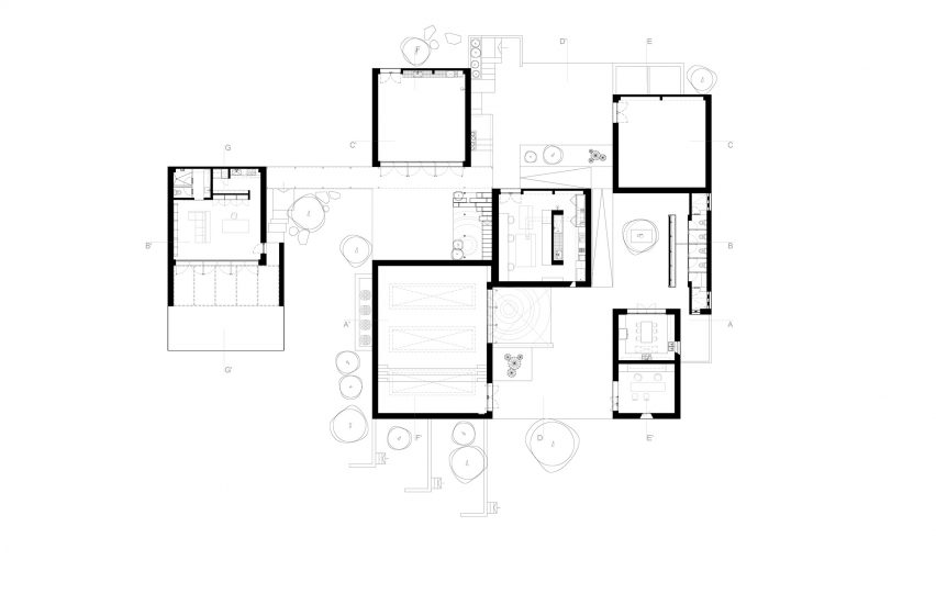 Casa Ballena by RIMA Design Group Ground Floor Plan