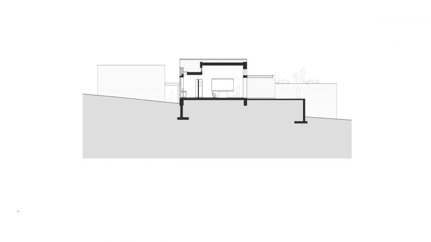Casa Ballena by RIMA Design Group Section