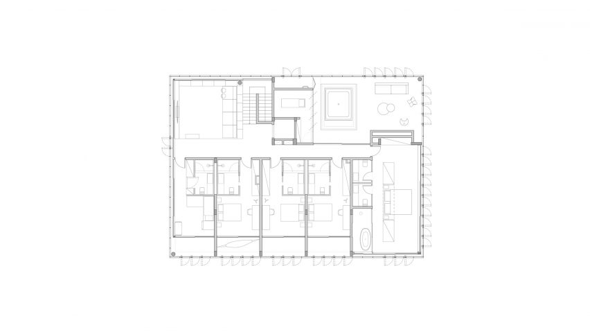 Casa Ventura by Arquitetura Nacional First Floor Plan