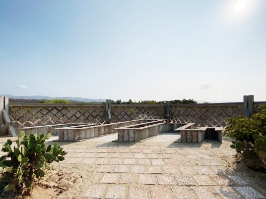 Descended from another sun pavilion at Casa Wabi by Gabinete de Arquitectura