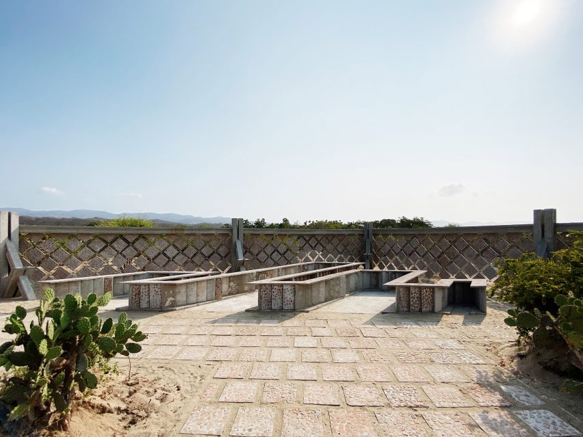 Descended from another sun pavilion at Casa Wabi by Gabinete de Arquitectura