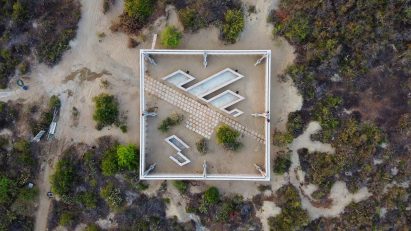 Descended from another sun pavilion at Casa Wabi by Gabinete de Arquitectura