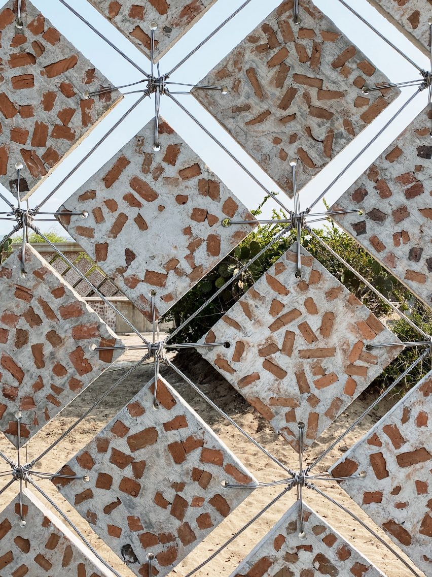 Descended from another sun pavilion at Casa Wabi by Gabinete de Arquitectura