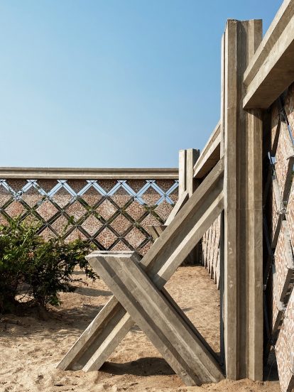 Descended from another sun pavilion at Casa Wabi by Gabinete de Arquitectura