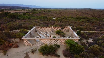 Descended from another sun pavilion at Casa Wabi by Gabinete de Arquitectura