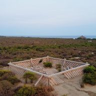Descended from another sun pavilion at Casa Wabi by Gabinete de Arquitectura