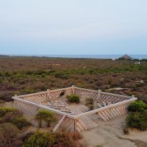 Descended from another sun pavilion at Casa Wabi by Gabinete de Arquitectura