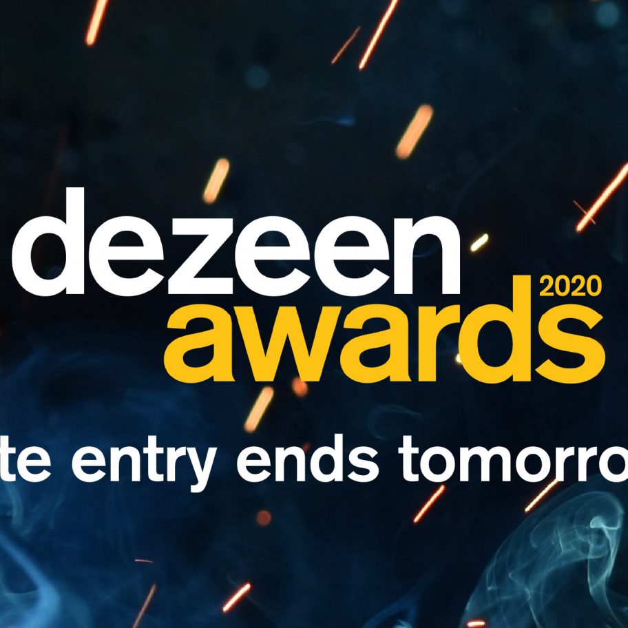Dezeen Awards 2020 late entry ends tomorrow