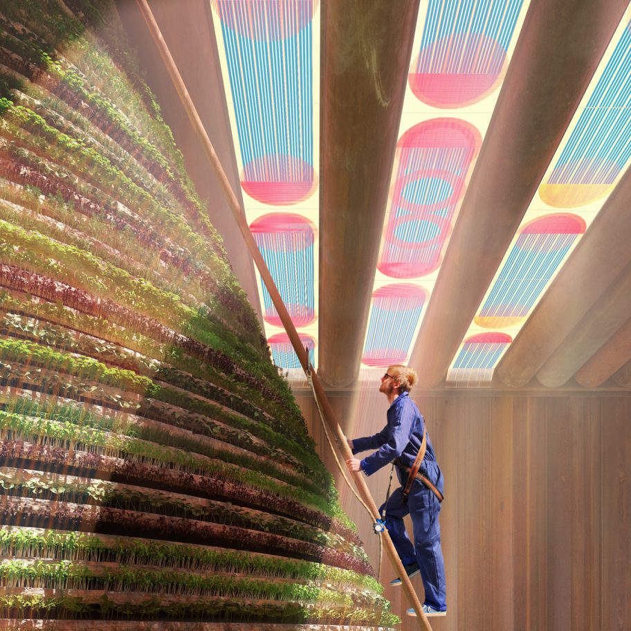 Colourful translucent solar panels by Marjan van Aubel will top Dutch pavilion at Dubai Expo