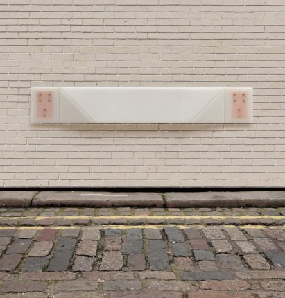 Thomas Gossner's wall-mounted Flair chair takes cues from plastic lunchboxes