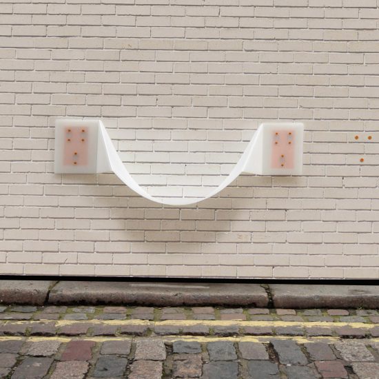 Thomas Gossner's wall-mounted Flair chair takes cues from plastic lunchboxes