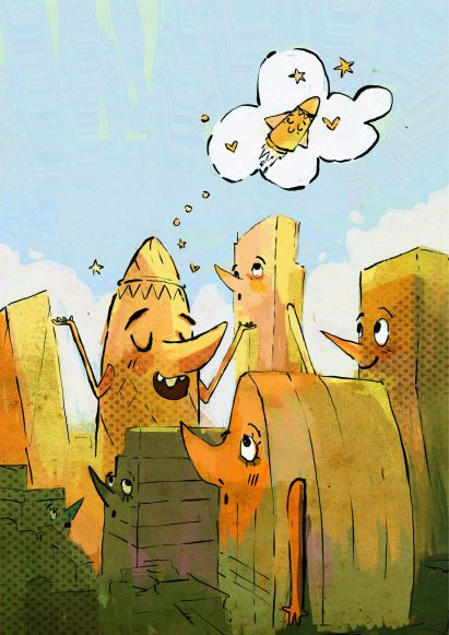 Flying Gherkin children's book by Foster + Partners