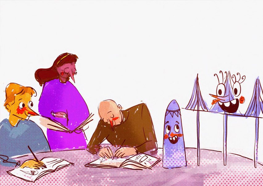 Flying Gherkin children's book by Foster + Partners