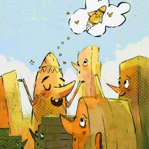Flying Gherkin children's book by Foster + Partners