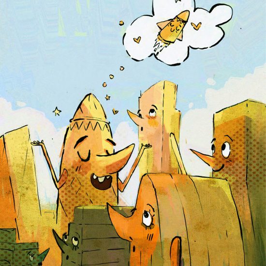 Flying Gherkin children's book by Foster + Partners