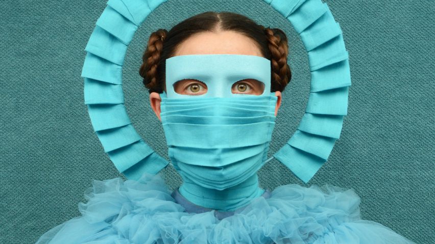 Freyja Sewell's Key Workers masks take cues from motifs in sci-fi and Buddhism