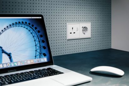 G + I plug socket by Jung