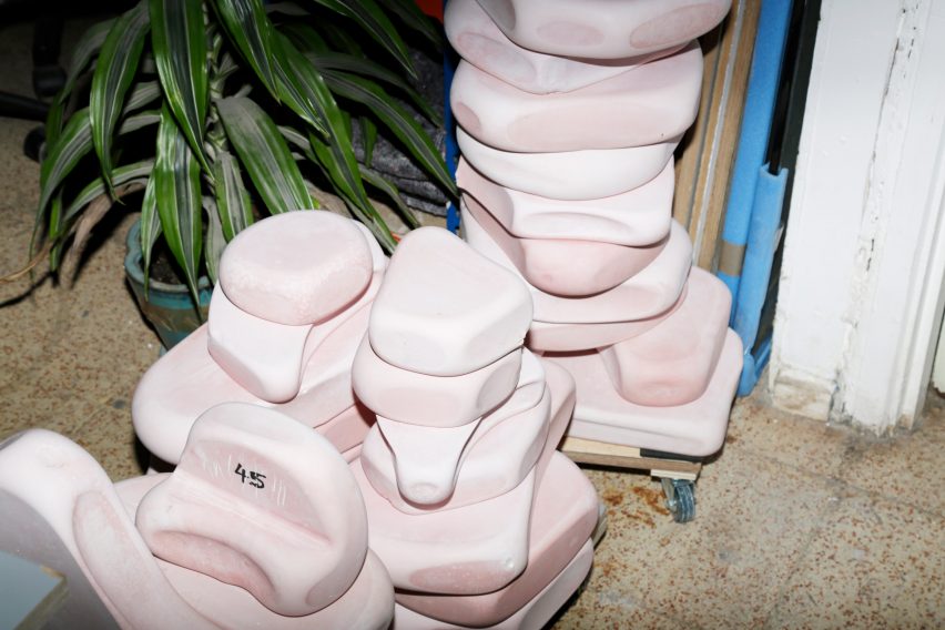 Hem reveals design process behind Soft Baroque's Puffy Brick counter