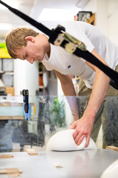 Hem reveals design process behind Soft Baroque's Puffy Brick counter