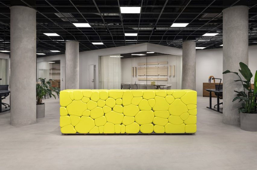 Hem reveals design process behind Soft Baroque's Puffy Brick counter