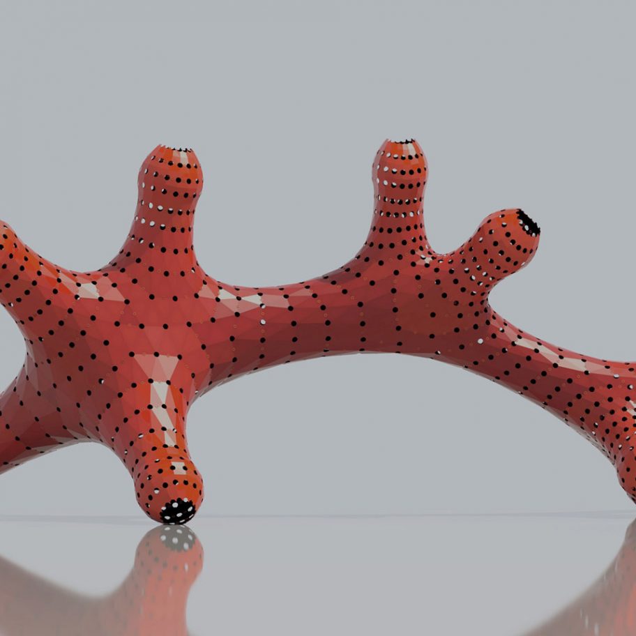 Hyperpolyps sculptures by AntiCAD