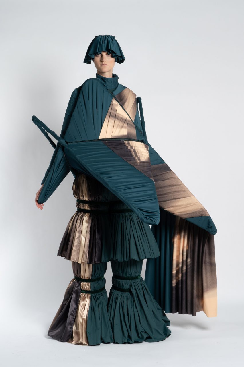 Jessan Macatangay makes fashion collection from drapery and deconstructed furniture