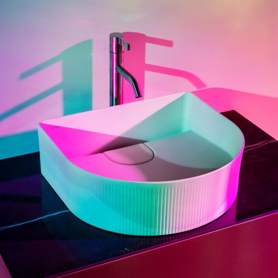 Sonar bathroom collection by Patricia Urquiola for Laufen