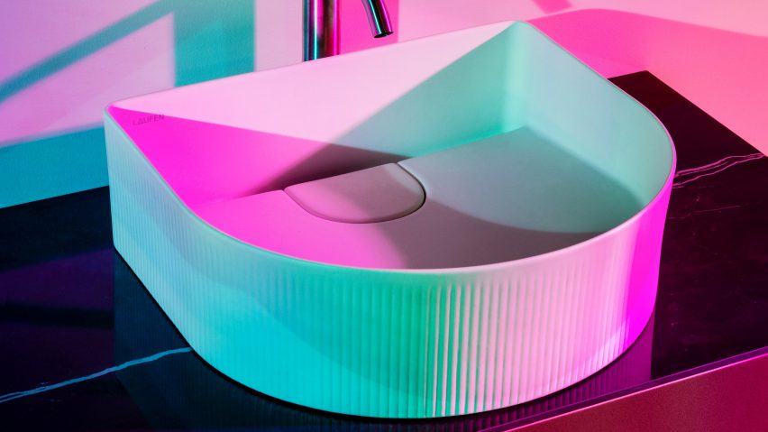Sonar bathroom collection by Patricia Urquiola for Laufen