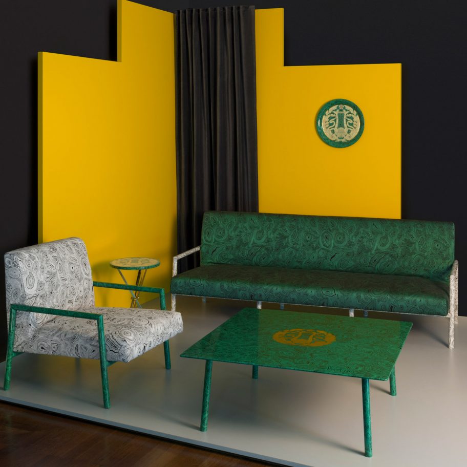 Malachite collection by Fornasetti