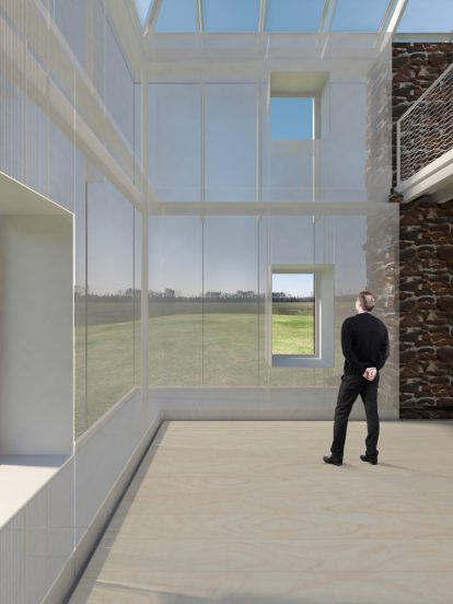 Menokin Glass House Project by Machado Silvetti