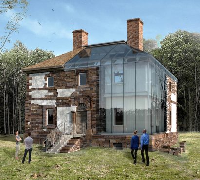 Menokin Glass House Project by Machado Silvetti