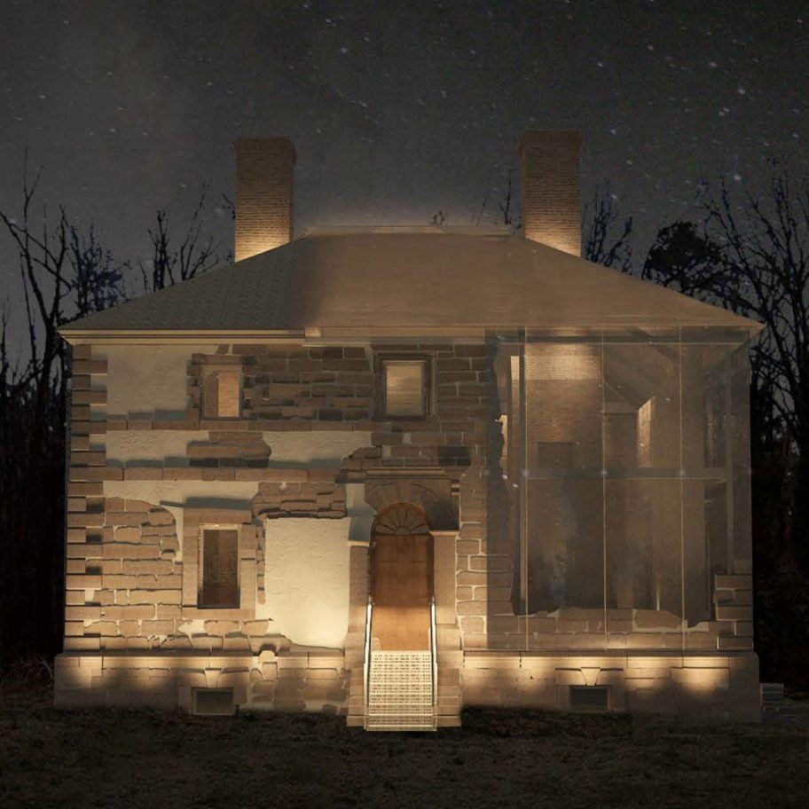 Menokin Glass House Project by Machado Silvetti