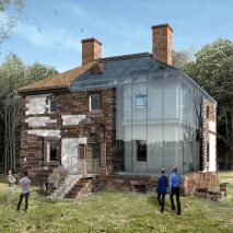 Menokin Glass House Project by Machado Silvetti