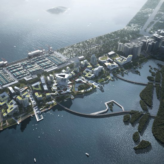Giant Net City car-free neighbourhood in Shenzhen will cover two million square metres