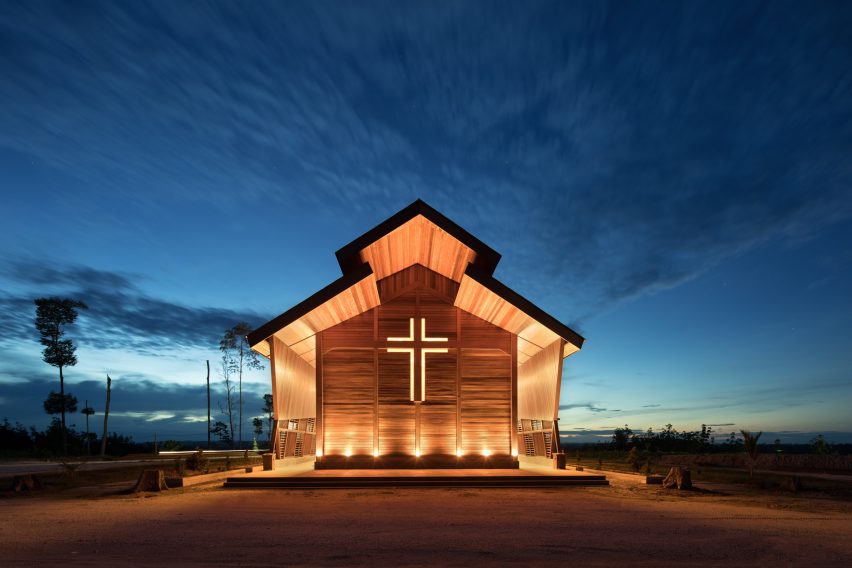 Oikumene Church in Sajau, Indonesia, by TSDS Interior Architect