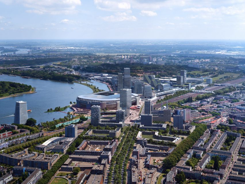 Feyenoord Stadium by OMA and LOLA Landscape Architects