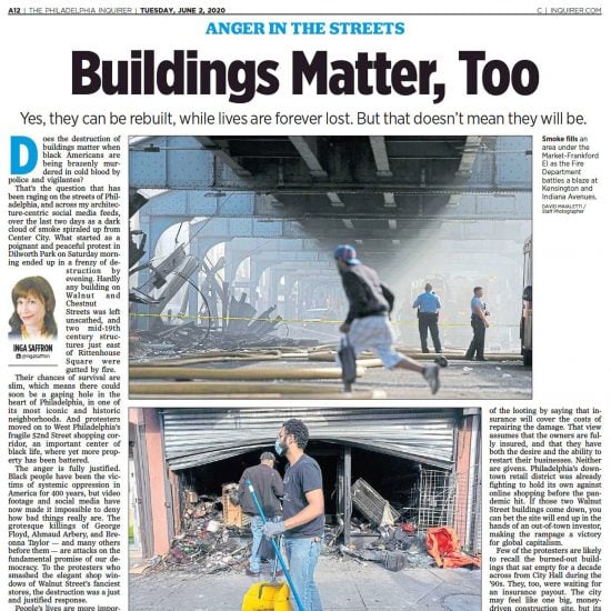 US newspaper apologises for offensive “Buildings Matter, Too” headline on column by architecture critic